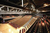 The Butterworth Hall seating as seen from high in the rigging